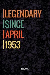 Legendary Since April 1953 Notebook