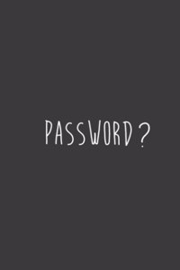 password logbook