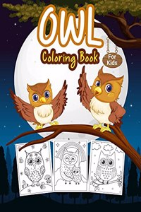 Owl Coloring Book for Kids