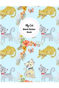 My Cat Blank Sticker Book