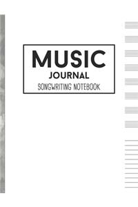 Music Journal Songwriting Notebook