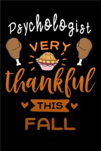 Psychologist very thankful this fall