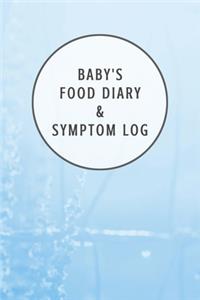 Baby's Food Diary and Symptom Log