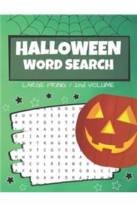 Halloween Word Search