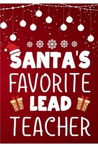 Santa's Favorite Lead Teacher