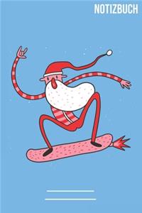 Fliegender Santa Notizbuch