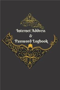 Internet Address & Password Logbook