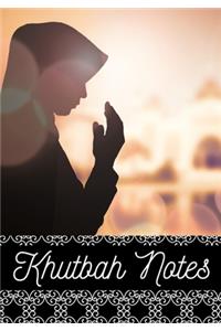 Islamic Khutbah Notes Journal