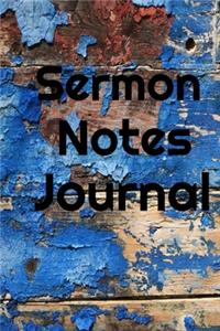 Sermon Notes Journal