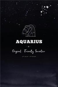 Aquarius Original. Friendly. Inventive