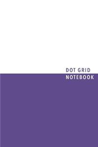 Purple Dot Grid Notebook