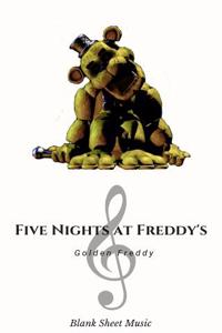 Golden Freddy Blank Sheet Music Five Night at Freddy's