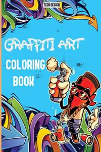 Graffiti Art Coloring Book Pages