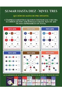 Lección de mates de pre-infantil (Sumar hasta diez - Nivel Tres)