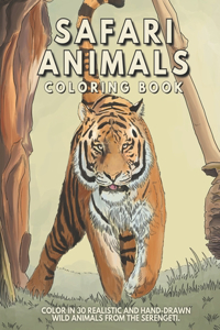 Safari Animal Coloring Book