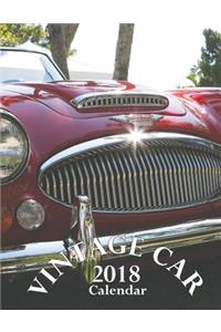 Vintage Car 2018 Calendar (UK Edition)