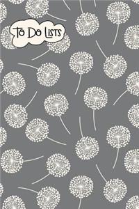 To-Do List Notebook Dandelions Pattern 1