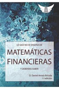 Lo que no se enseña de Matemáticas Financieras y deberías saber