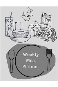 Weekly Meal Planner: It Doesn't Lock You Into a Boring Routine, Rather It's a Framework That Allows You To Still be Spontaneous 8.5x11 Inch