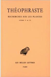 Theophraste, Recherches Sur Les Plantes