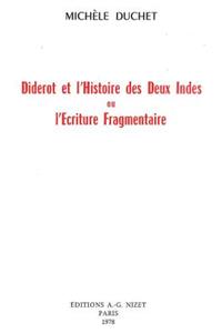Diderot Et l'Histoire Des Deux Indes