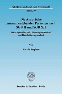 Die Anspruche Zusammenlebender Personen Nach Sgb II Und Sgb XII