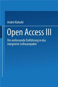 Open Access III