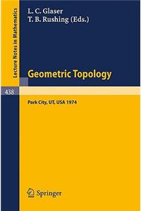 Geometric Topology