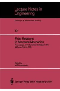 Finite Rotations in Structural Mechanics