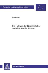Haftung Der Gesellschafter Und «Directors» Der «Limited»