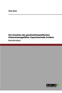Ursachen des geschlechtsspezifischen Einkommensgefälles