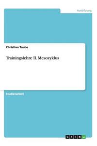 Trainingslehre II. Mesozyklus