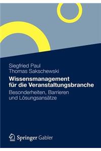 Wissensmanagement Für Die Veranstaltungsbranche