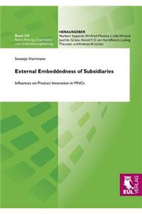 External Embeddedness of Subsidiaries