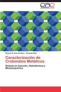 Caracterizacion de Crotonatos Metalicos