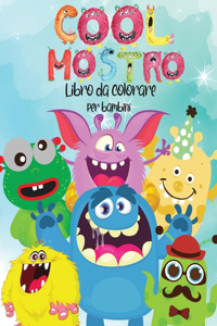 Cool Mostro Libro da colorare per Bambini
