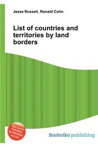 List of Countries and Territories by Land Borders