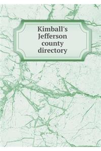 Kimball's Jefferson County Directory