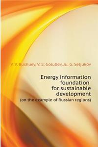 Energy Information Foundation for Sustainable Development (on the Example of Russian Regions)