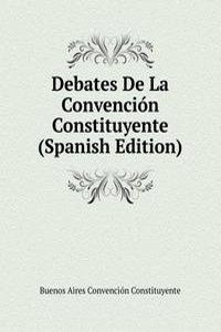 Debates De La Convencion Constituyente (Spanish Edition)