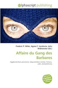 Affaire Du Gang Des Barbares