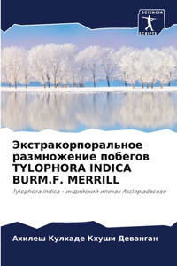 Экстракорпоральное размножение побегов T