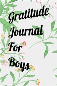 Gratitude Journal For Boys