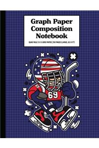 Graph Paper Composition Notebook Quad Rule 5x5 Grid Paper - 150 Sheets (Large, 8.5 x 11