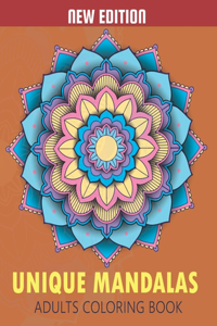 Unique Mandalas Adult Coloring Book