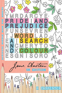 Pride and Prejudice Word Search and Colour