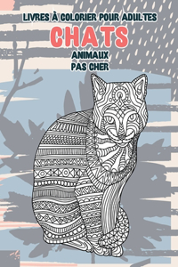 Livres à colorier pour adultes - Pas cher - Animaux - Chats