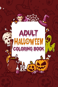 Adult Halloween Coloring Book