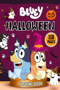 Bluey Halloween Coloring Book
