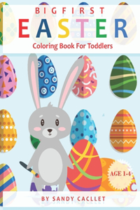 Big First Easter Coloring Book For Toddlers